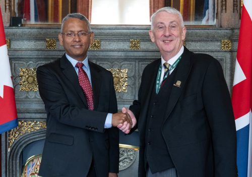 राजदूत घिमिरे र बेलायती सभामुखबीच भेटवार्ता